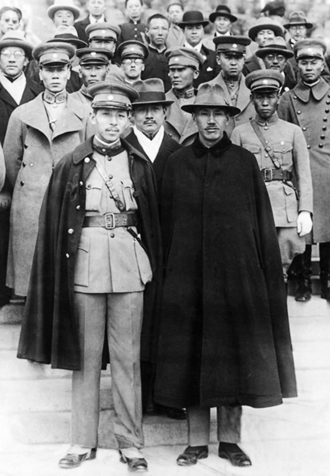1936年12月27日，西安事变和平解决，各地庆祝活动（195）_蒋介石_游行_抗战