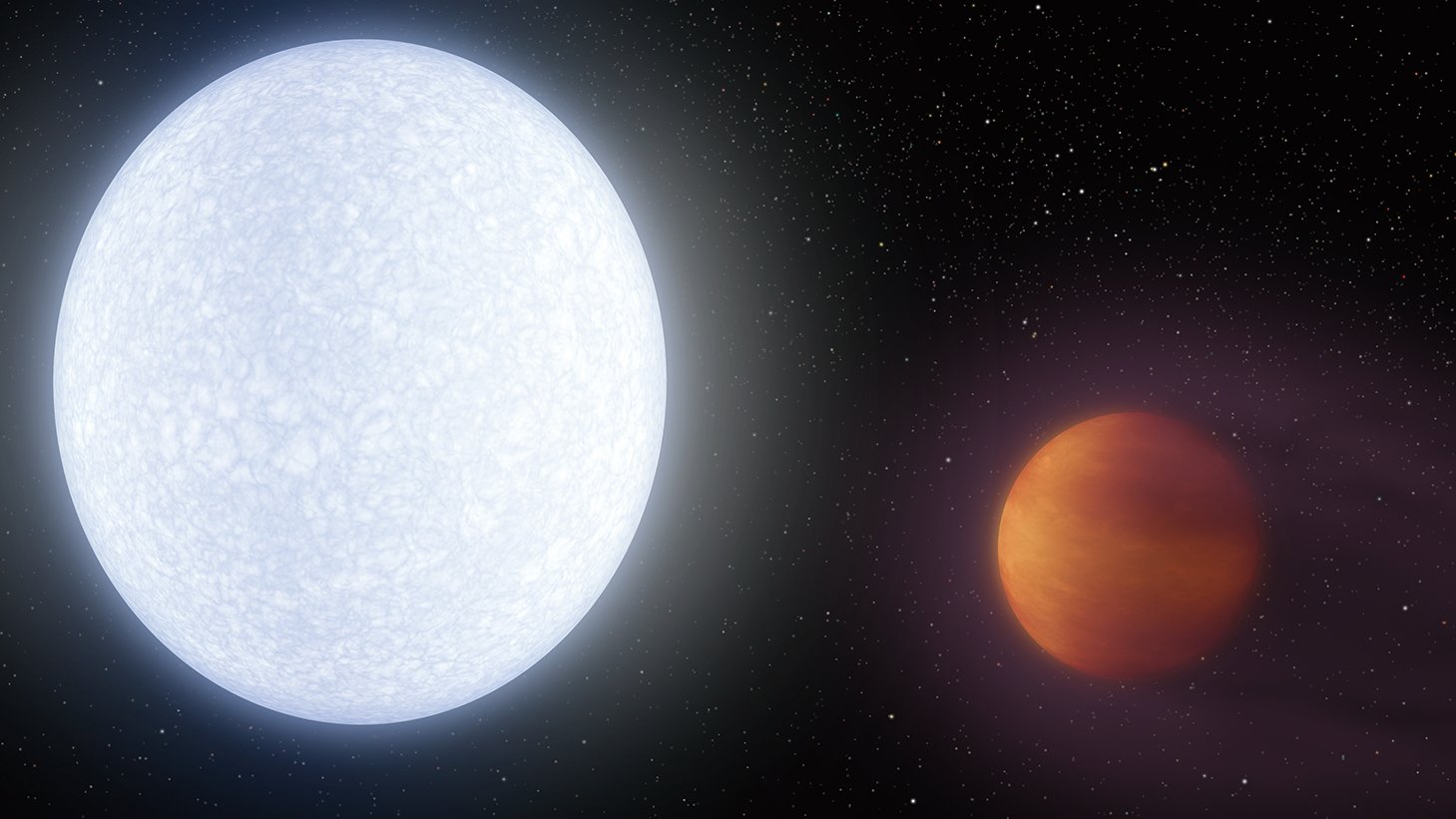 Image result for ‫سیاره  KELT-9b‬‎