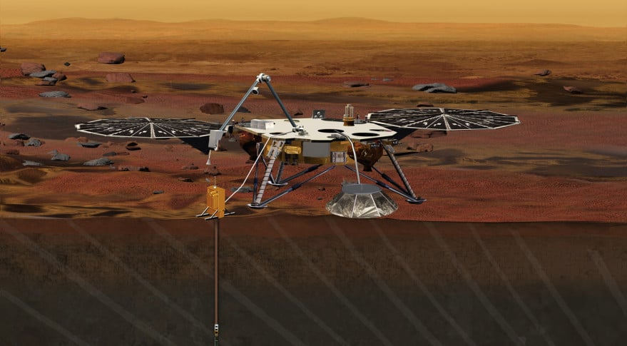 NASA無人探測器登陸成功 傳回首張火星照片