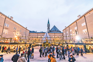 聖誕氣息濃 奧地利薩爾斯堡 聖嬰市場