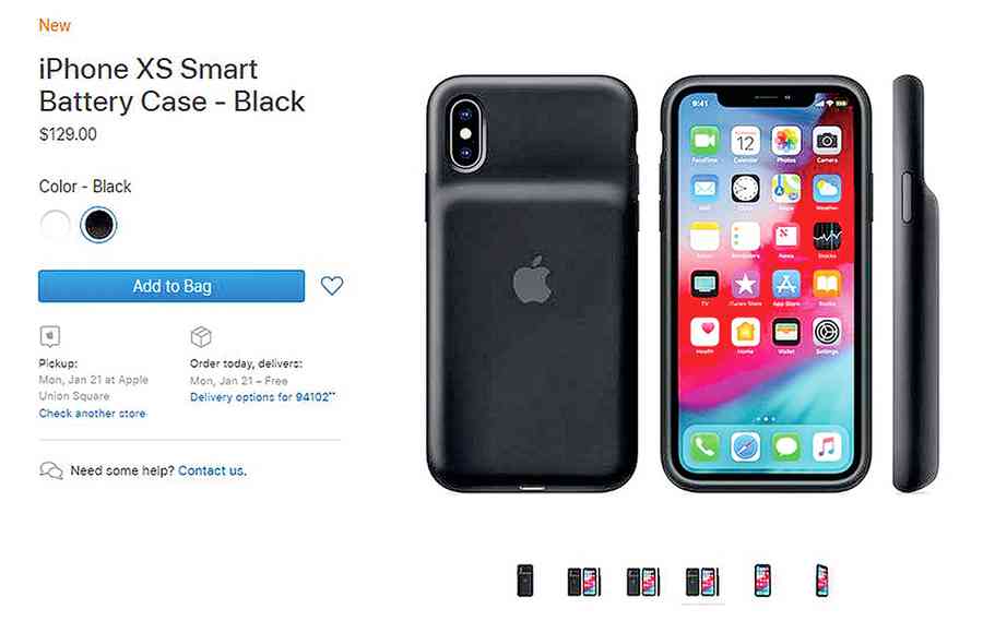 蘋果推出iPhone X充電殼
