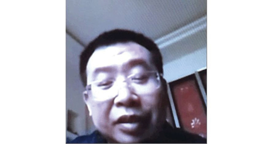 江天勇律師回家仍被軟禁 與妻子視訊通話