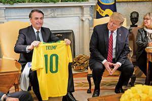 特朗普會巴西總統 支持巴西加入OECD和北約