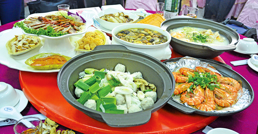 台灣辦桌文化呈現廚師特色菜