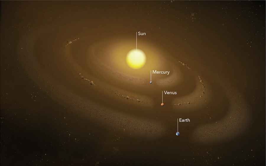 緊鄰太陽的水星軌道驚現塵埃環