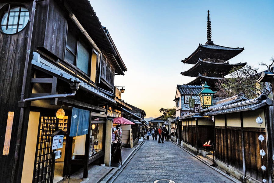 正在消失的京都古風街景
