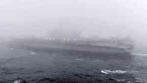 中共閱兵大霧鎖海 央視直播泡湯 