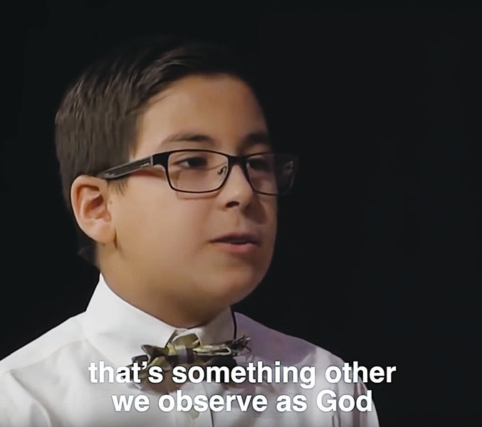 11歲天體物理學神童挑戰霍金： 無神論謬矣