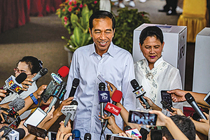 印尼總統大選 現任總統連任成功