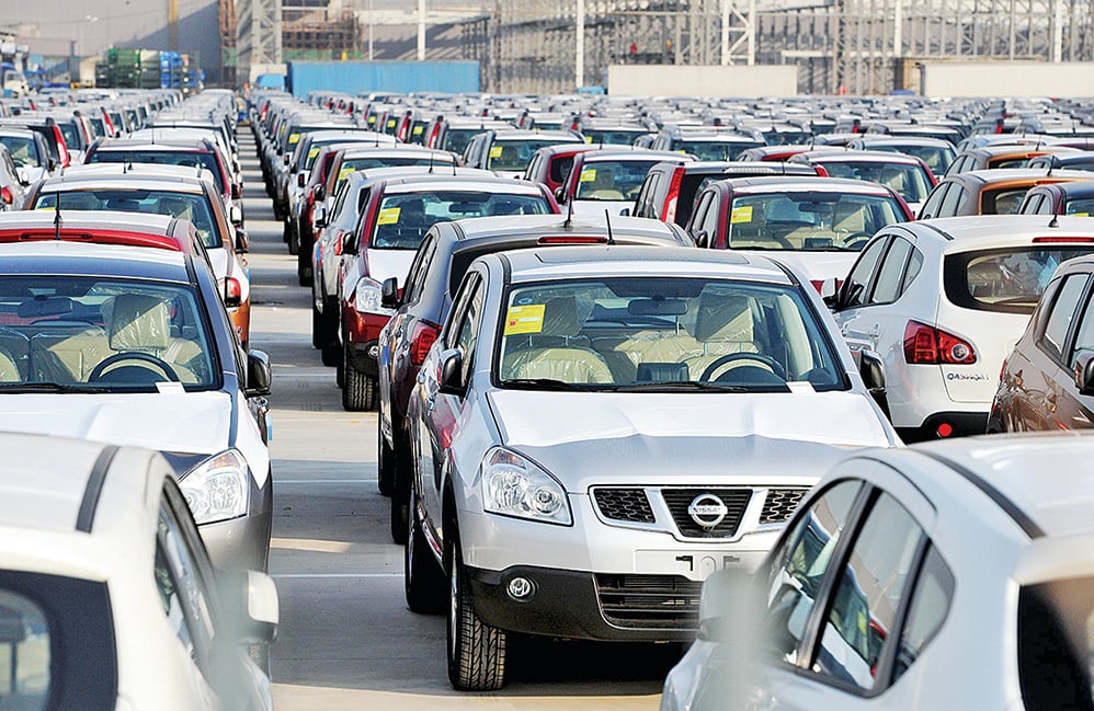 中國汽車行業庫存達300多萬輛，相當於兩個月銷量。（大紀元資料室）