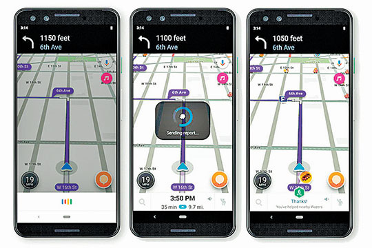 導航程式Waze 增加谷歌助手按鈕