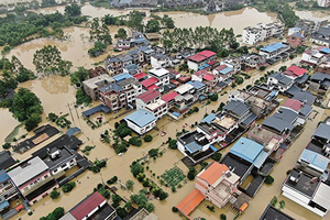 降雨影響 大陸三百七十七條河發超警洪水