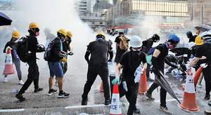 香港面臨失控