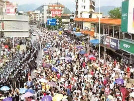 肇慶叫停垃圾焚燒廠 逾萬人照上街抗議