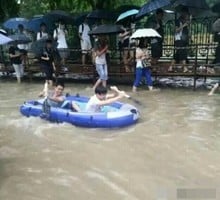長江沿岸多城被淹 蘇皖河流超警戒 百人死