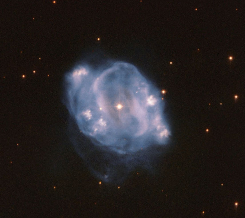 NASA拍攝到的NGC 5307行星狀星雲。（NASA）