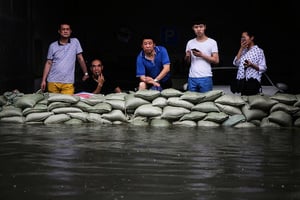 中國南方洪災氾濫 又一颱風逼近