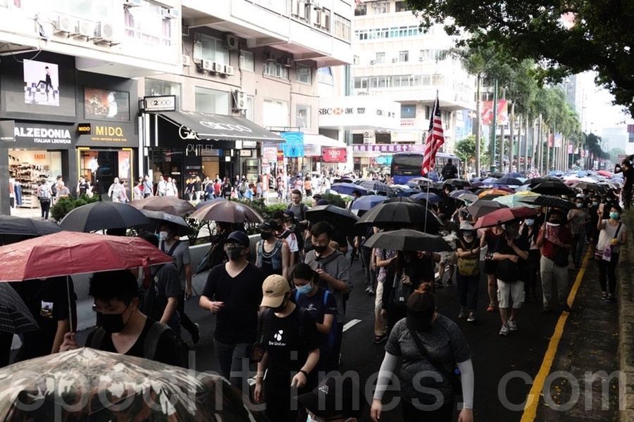【10.12反緊急法直播】港人再上街「反緊急法」遊行