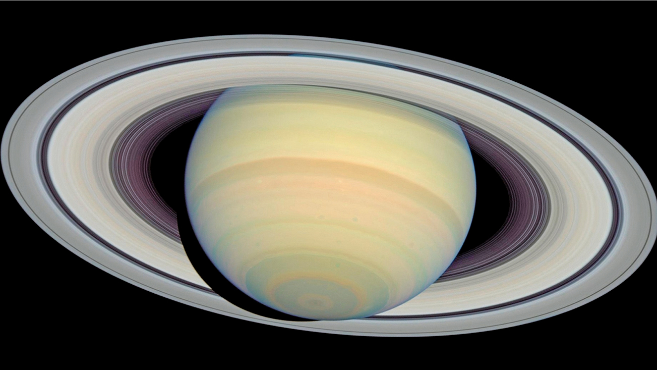 卡西尼（Cassini）太空船獲得的土星圖片。（Getty Images）