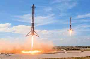SpaceX再創歷史獵鷹重型三箭全回收