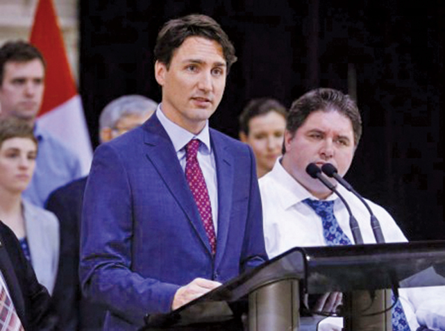 圖為加拿大總理杜魯多。（加通社）