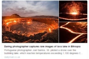 攝影師深入「地獄之門」 冒險捕捉壯觀奇景