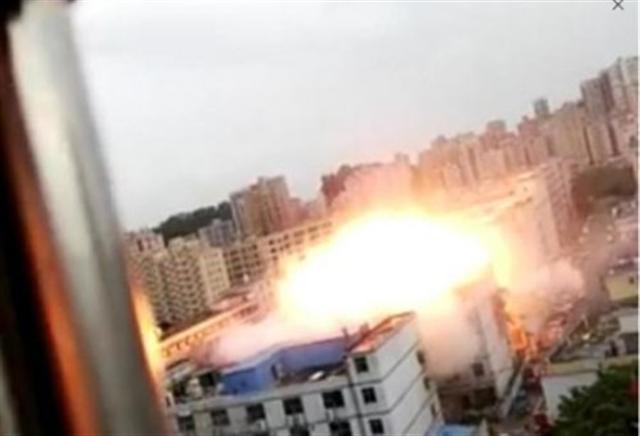 深圳一家電子廠爆炸發生爆炸。（網路圖片）
