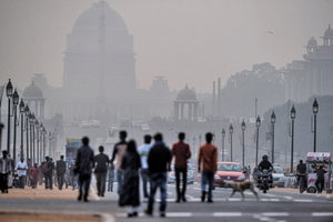 印度首都嚴重霾害 空污宛如「毒氣室」