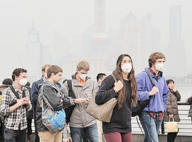 空氣污染危害中國人折壽2年