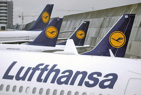 德國漢莎航空罷工影響十八萬人