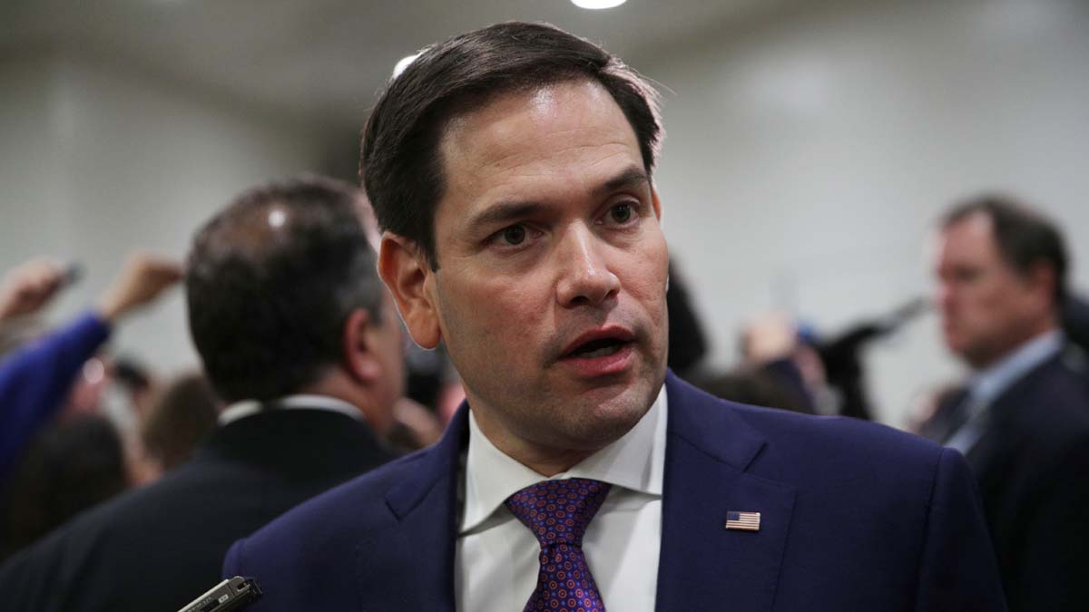 圖為提案發起人之一的聯邦參議員魯比奧（Marco Rubio）。（Alex Wong/Getty Images）