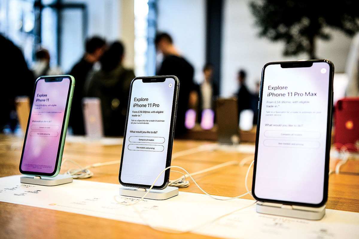 今年蘋果推出的iPhone 11系列重新獲得好的反響，但還沒有支持5G技術。（Getty Images）