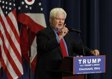 前眾議院議長金里奇（Newt Gingrich）。（John Sommers II/Getty Images）