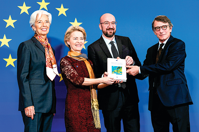 歐盟首位女主席上任 誓言讓歐盟更強大