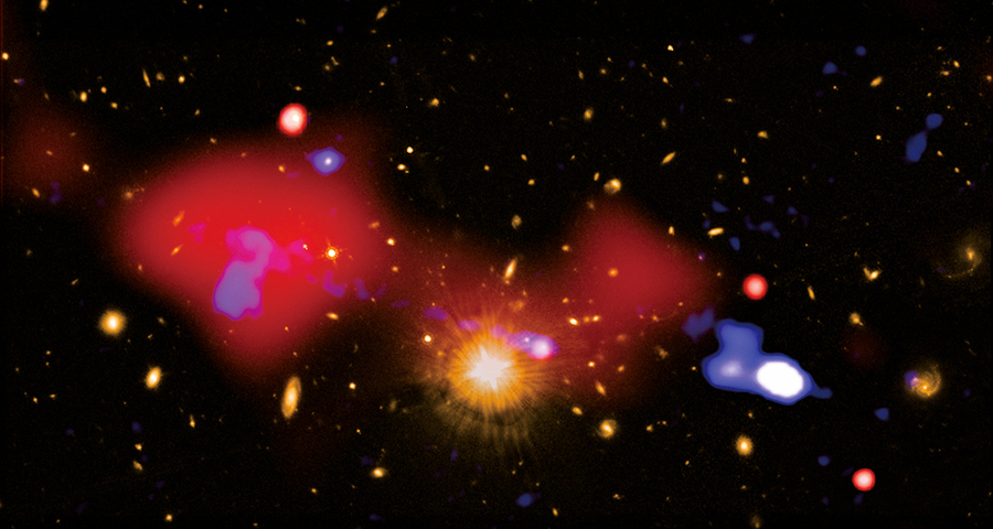 科學家發現怪事 黑洞催生百萬光年外的恆星
