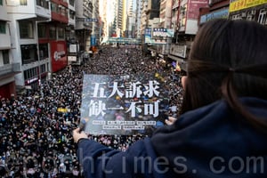【12.8反暴政】80萬人參加人權日遊行 堅持五大訴求