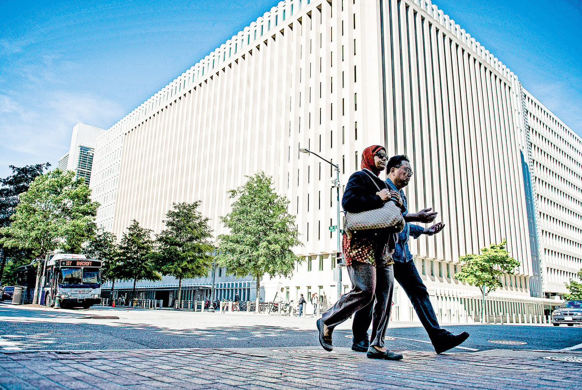 美國華盛頓DC的世界銀行總部大廈。（Getty Images） 