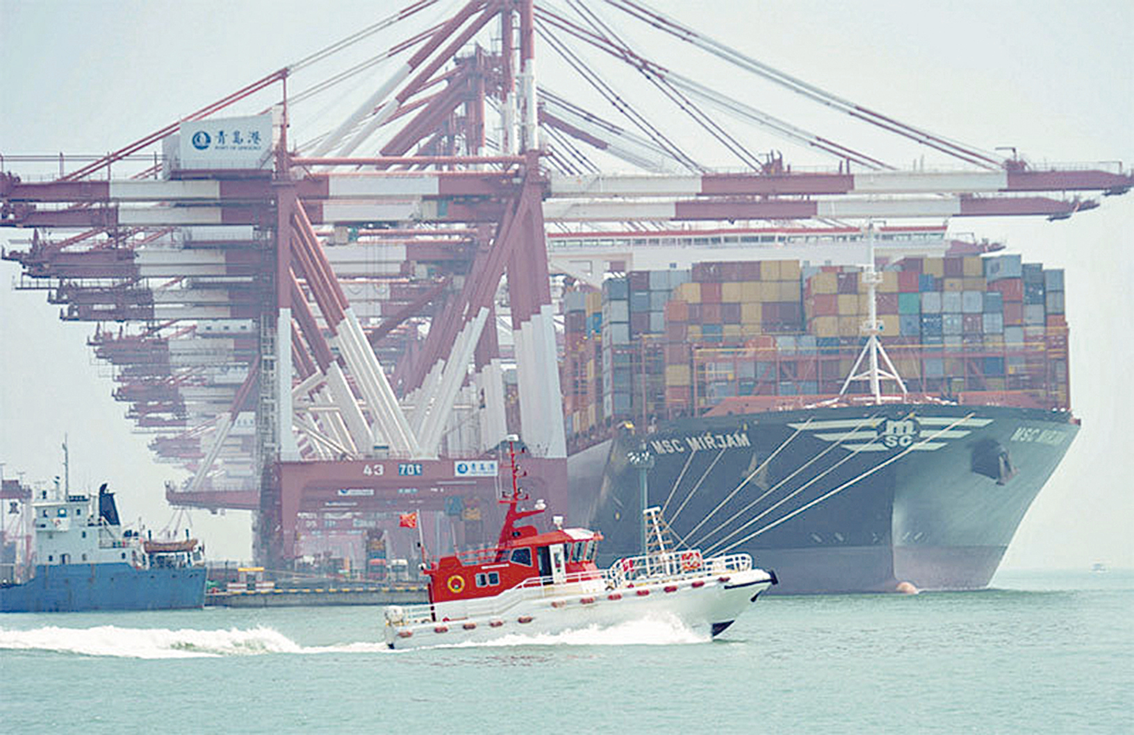 中美貿易談判走到今天，幾乎成了一根雞肋和「面子工程」。圖為山東青島港。（Getty Images）
