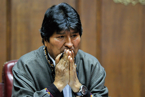 玻利維亞流亡總統莫拉萊斯（圖）現獲得難民庇護身份。（AFP）