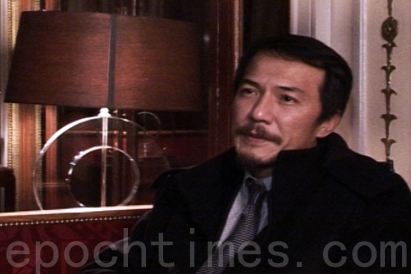 2010年10月22日，台灣導演戴立忍先生在巴黎接受新唐人電視台及大紀元時報聯合專訪。（王泓／大紀元）