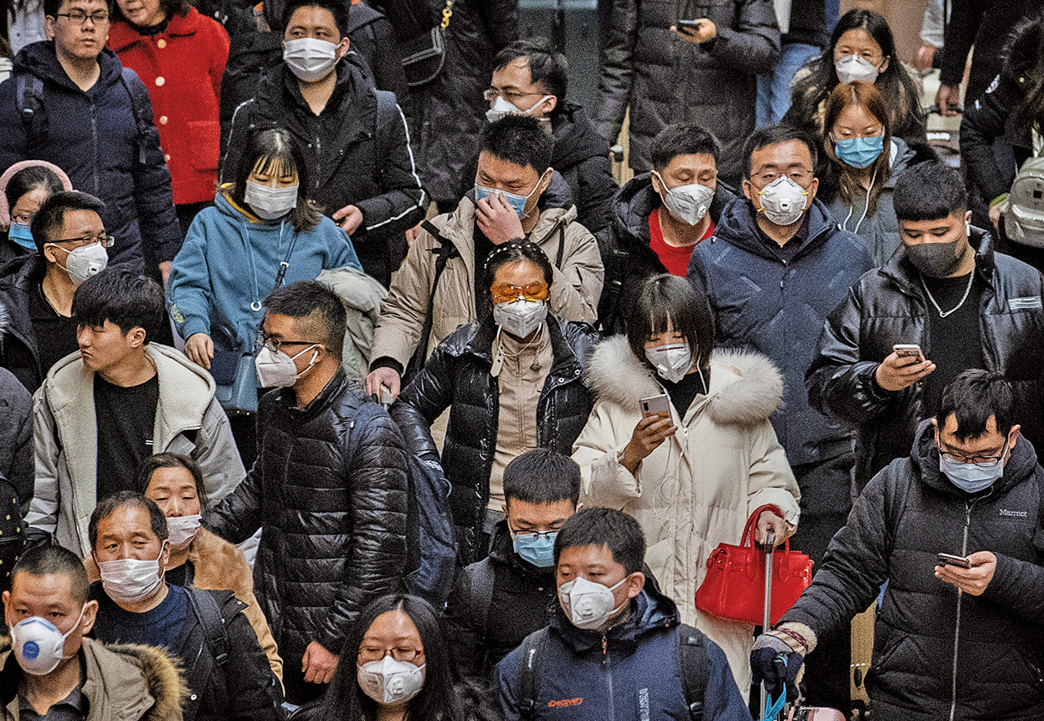 武漢肺炎已完全失控，疫情迅速擴散到了中國全境及全球20多個國家。（Getty Images）