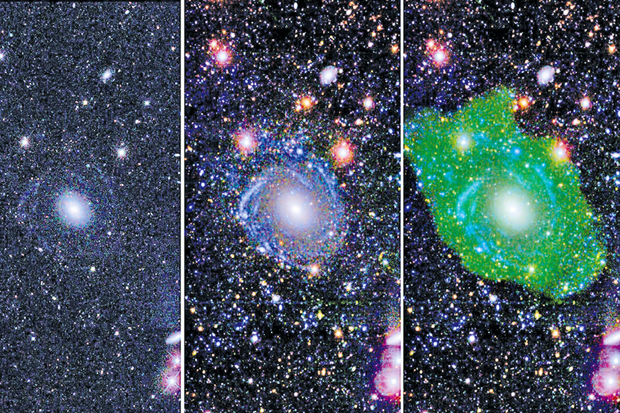 最大孤立星系「內心」更年輕