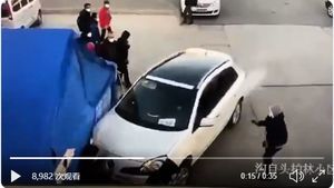 暴力防疫惹民憤 北京男猛踩油門撞警察