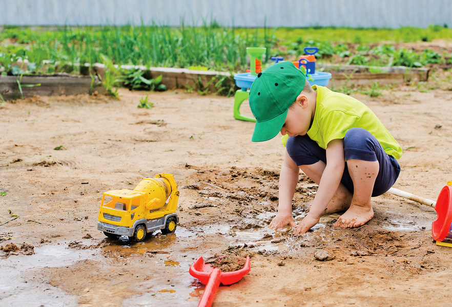 孩童多接觸泥土或有益減少過敏症