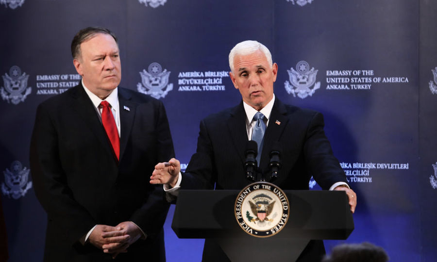 美國 以色列 年會2人確診中共肺炎 彭斯及蓬佩奧在場