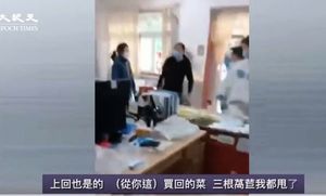 武漢市民質疑菜質量問題 與社區人員爆衝突
