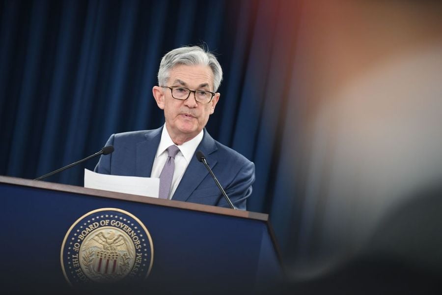 美國聯邦準備理事會（Fed）2020年3月15日宣佈大降基準利率4碼。（ERIC BARADAT/AFP via Getty Images）