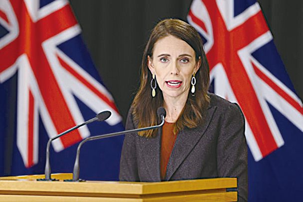紐西蘭總理阿德恩表示，台灣當局因應疫情制定「公眾集會指引」架構相當成功，紐西蘭抗疫策略就是要緊隨「台灣模式」。 （Hagen Hopkins/Getty Images）