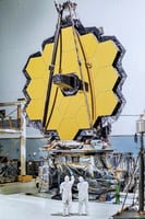 21呎鏡面韋伯望遠鏡 首次地面配置成功