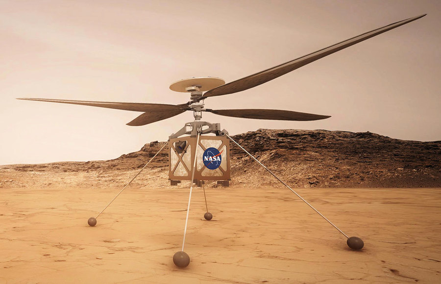 人類首架火星直升機準備就緒